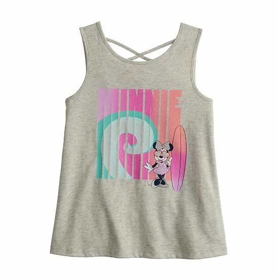 Disney/Jumping Beans Disney's Minnie Mouse Girls 4-12 Criss-Cross Back Tank Top By Jumping Beans® 3 Disney/Jumping Beans Disney's Minnie Mouse Girls 4-12 Criss-Cross Back Tank Top By Jumping Beans®