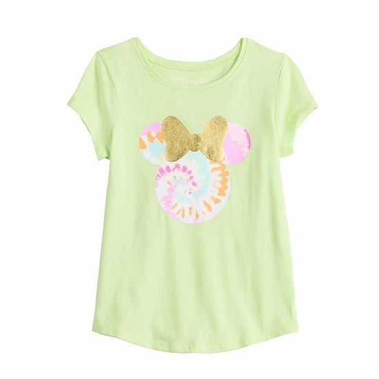 Disney/Jumping Beans Girls 4-12 Disney Minnie Mouse Metallic Shirttail Graphic Tee By Jumping Beans® 3 Disney/Jumping Beans Girls 4-12 Disney Minnie Mouse Metallic Shirttail Graphic Tee By Jumping Beans®