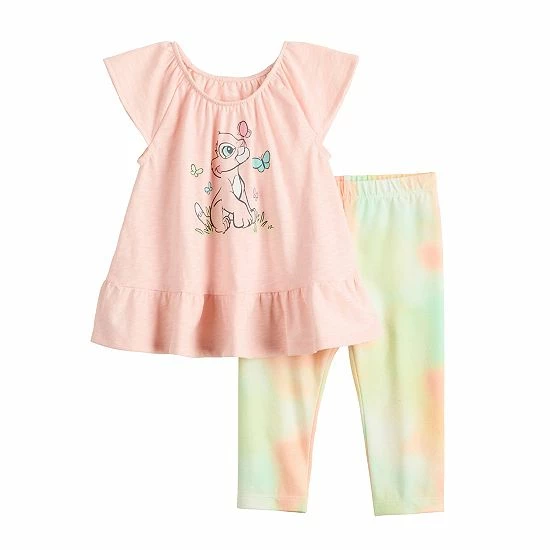 Disney/Jumping Beans Disney's Nala Baby Girl Graphic Top & Tie-Dye Pants Set By Jumping Beans® 3 Disney/Jumping Beans Disney's Nala Baby Girl Graphic Top & Tie-Dye Pants Set By Jumping Beans®