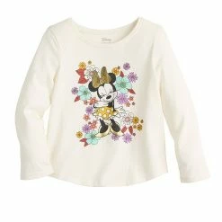 Disney/Jumping Beans Toddler Girl Disney Minnie Mouse Floral Long Sleeve Graphic Tee By Jumping Beans®