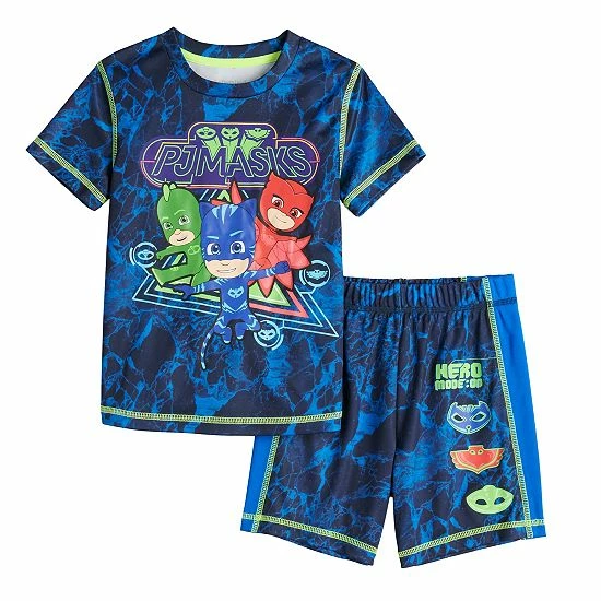 Disney/Jumping Beans Toddler Boy Disney PJ Masks Hero Mode Graphic Tee & Shorts Set By Jumping Beans® 3 Disney/Jumping Beans Toddler Boy Disney PJ Masks Hero Mode Graphic Tee & Shorts Set By Jumping Beans®