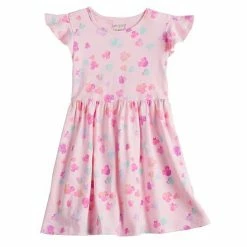 Disney/Jumping Beans Disney's Minnie Mouse Toddler Girl Flounce-Sleeve Skater Dress By Jumping Beans®
