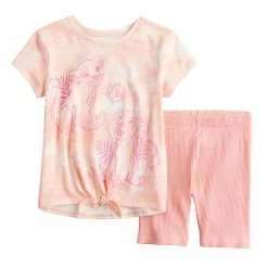 Disney/Jumping Beans Disney's Lion King Toddler Girl French Terry Pullover & Bike Short Set By Jumping Beans®