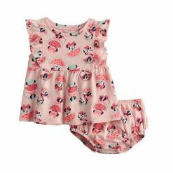 Disney/Jumping Beans Baby Girl Disney Minnie Mouse Ruffle Tank Top & Bloomers Set By Jumping Beans®