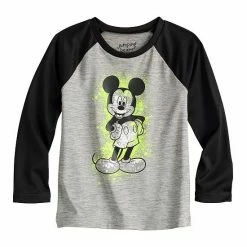 Disney/Jumping Beans Toddler Boy Disney Mickey Mouse Paint Splatter Raglan Graphic Tee By Jumping Beans®
