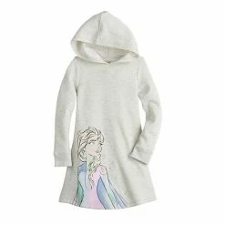 Disney/Jumping Beans Disney's Frozen Elsa Girls 4-12 Hooded Fleece Dress By Jumping Beans®